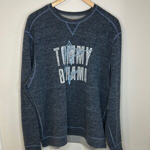 Tommy Bahama Navy Blue Crewneck Sweatshirt
